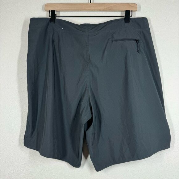 Patagonia Men's Light & Variable Board Shorts Swimming Suit Solid Black Size 36 - Picture 5 of 5